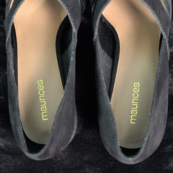 Maurices Black Heels with Suedeβ Material, Size 7. Excellent Condition - Picture 9 of 12